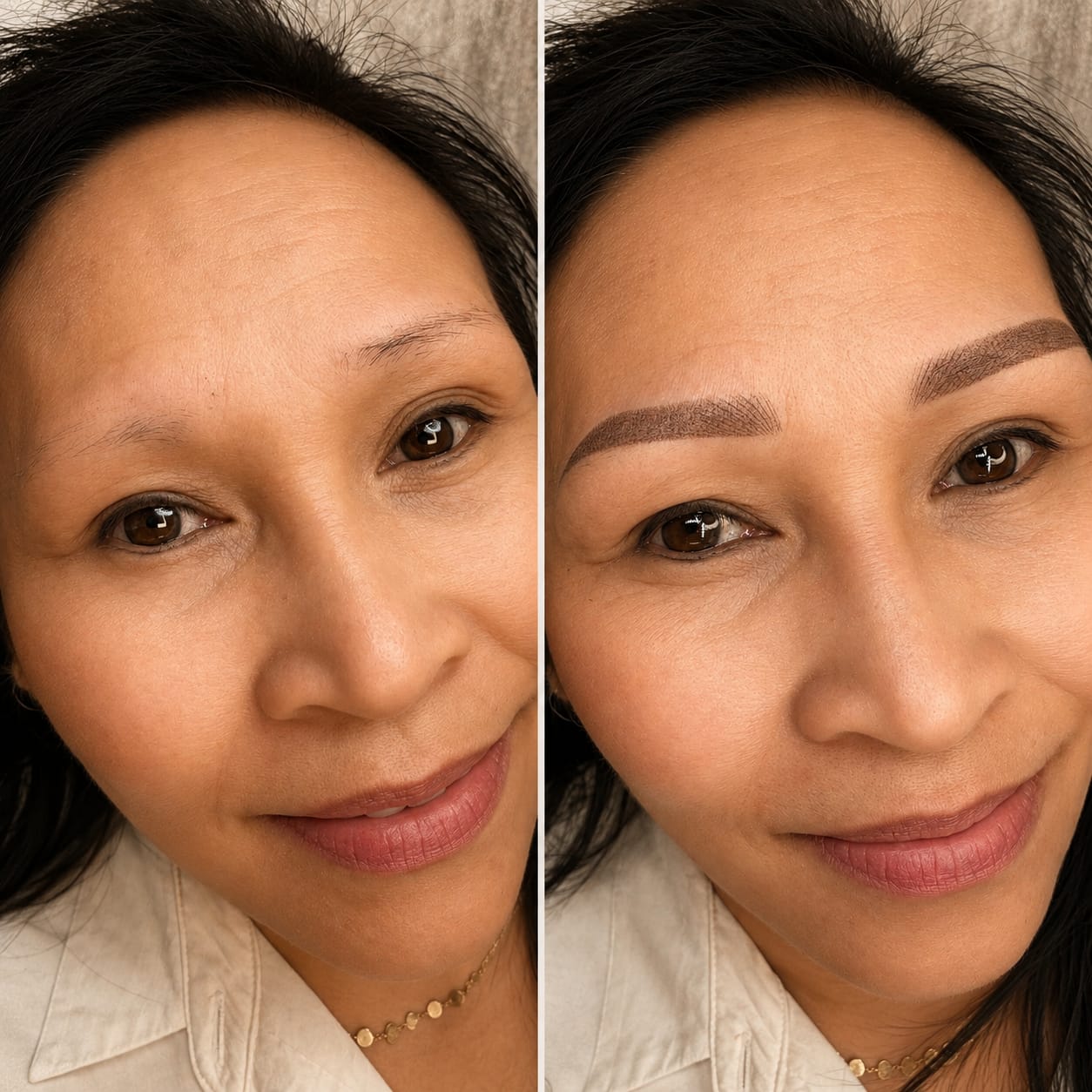 Nano Combo Brows result at Sonthuy Beauty