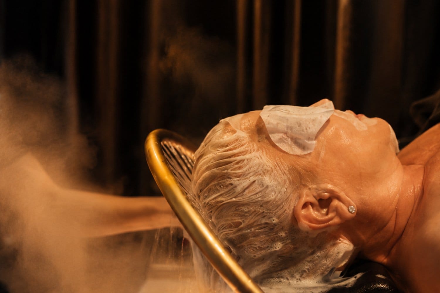 Luxury head spa scalp treatment at Sonthuy Hair & Skin in Tucson