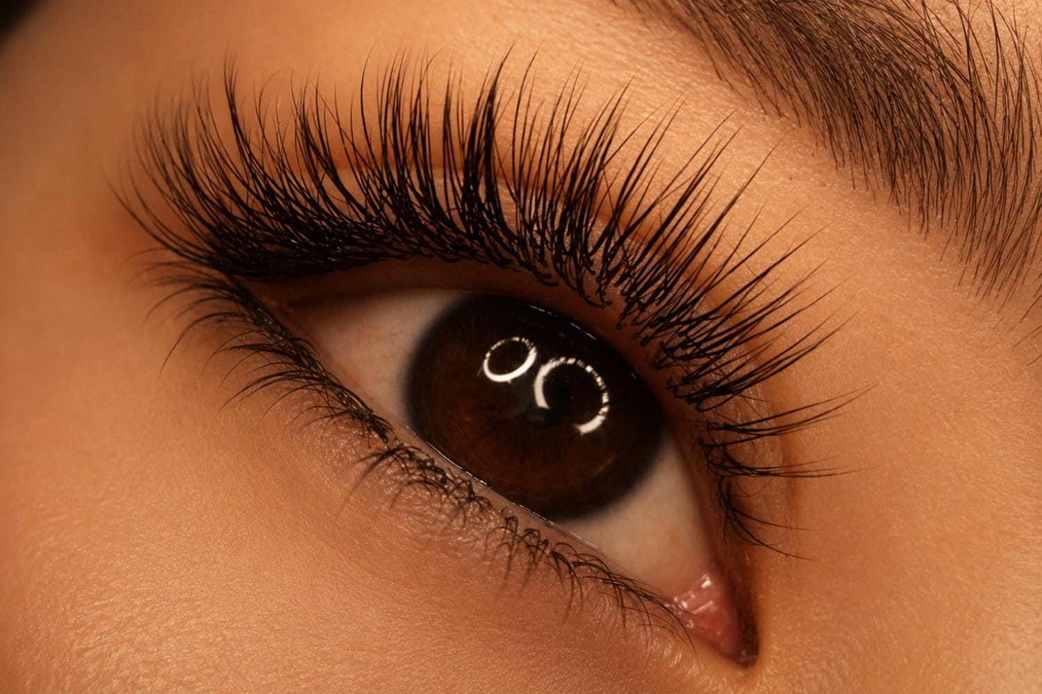 Natural classic lash extensions at Sonthuy Brows & Lash in Tucson