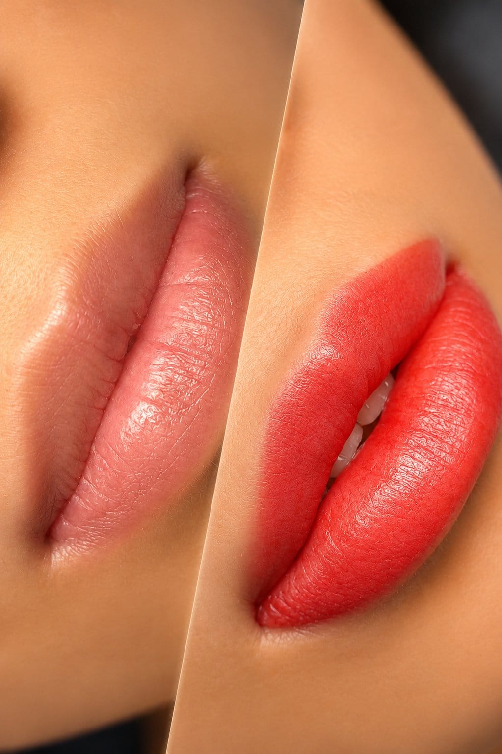 Soft lip blush permanent makeup result by Sonthuy Beauty in Tucson, Arizona